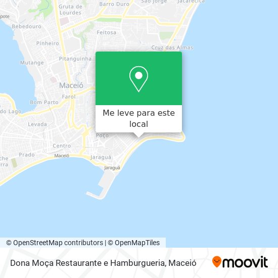 Dona Moça Restaurante e Hamburgueria mapa