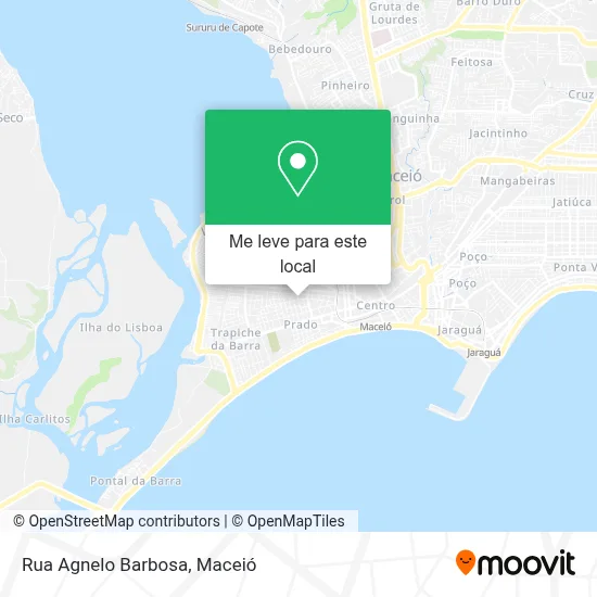 Rua Agnelo Barbosa mapa