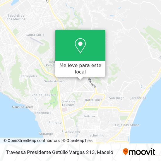 Travessa Presidente Getúlio Vargas 213 mapa