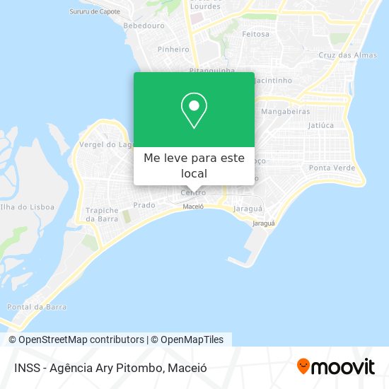 INSS - Agência Ary Pitombo mapa