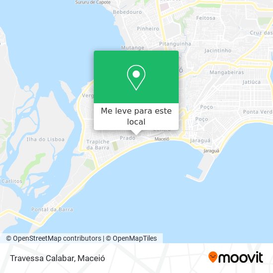 Travessa Calabar mapa