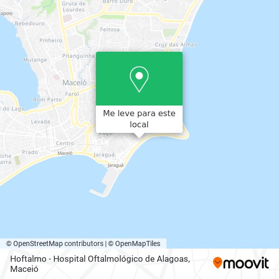 Hoftalmo - Hospital Oftalmológico de Alagoas mapa