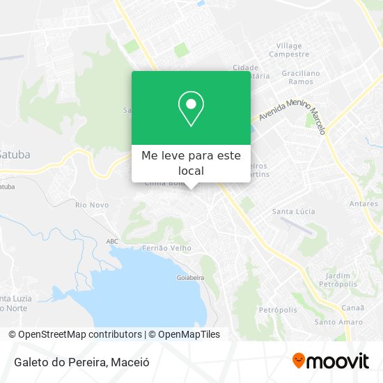 Galeto do Pereira mapa
