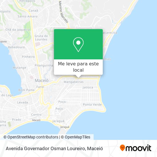 Avenida Governador Osman Loureiro mapa