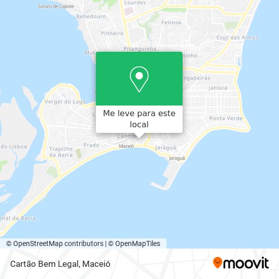 Cartão Bem Legal mapa