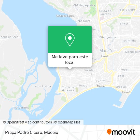 Praça Padre Cícero mapa