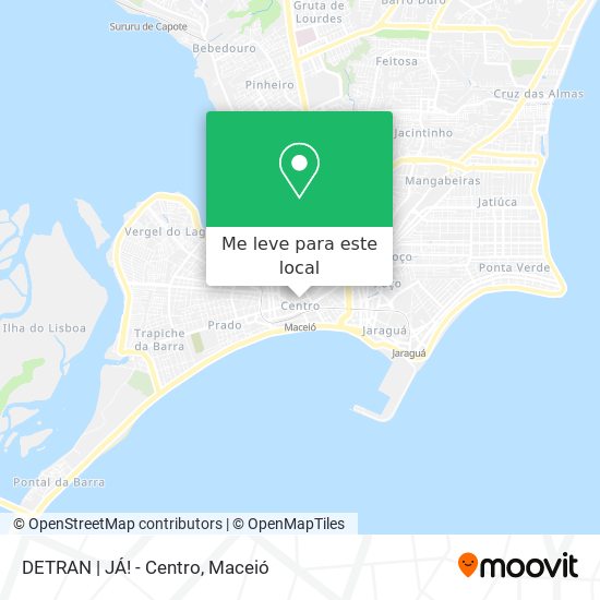 DETRAN | JÁ! - Centro mapa