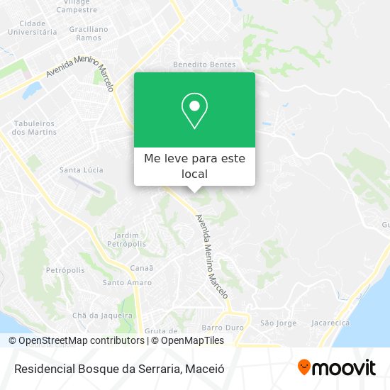 Residencial Bosque da Serraria mapa