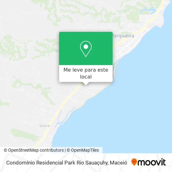 Condomínio Residencial Park Rio Sauaçuhy mapa