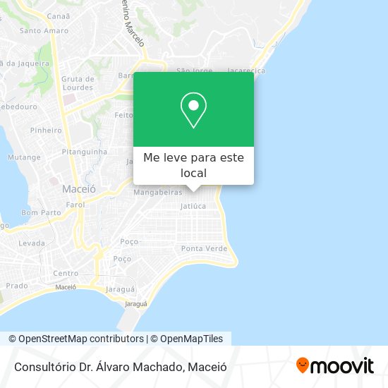 Consultório Dr. Álvaro Machado mapa