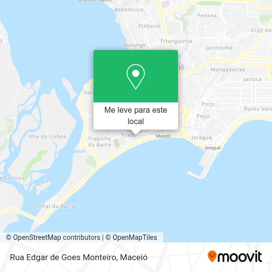 Rua Edgar de Goes Monteiro mapa