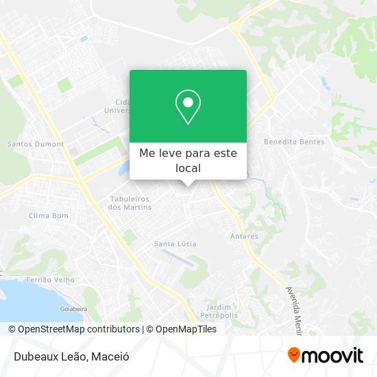 Dubeaux Leão mapa