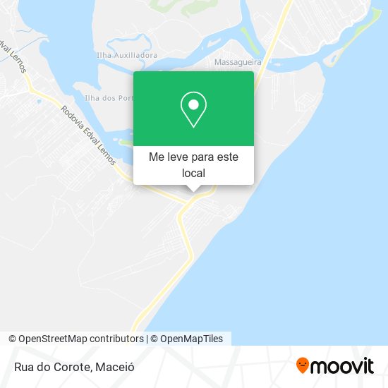 Rua do Corote mapa