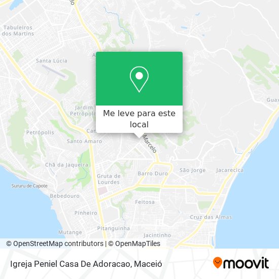 Igreja Peniel Casa De Adoracao mapa