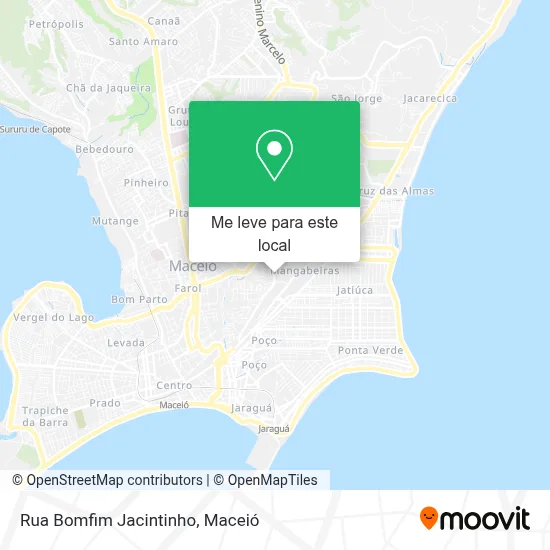 Rua Bomfim Jacintinho mapa