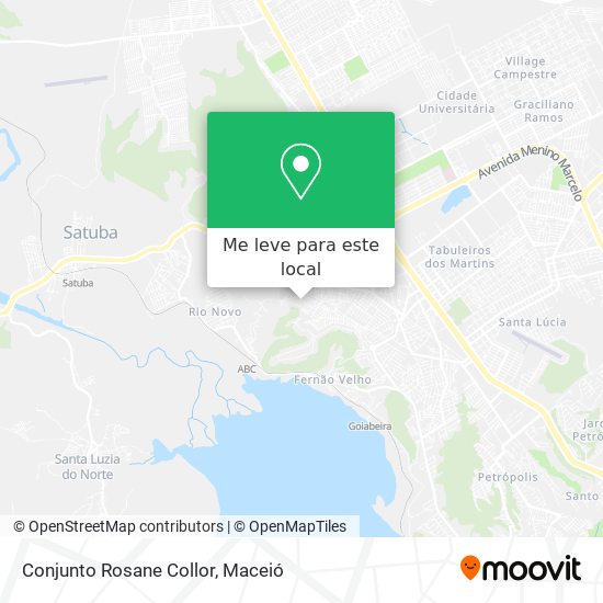 Conjunto Rosane Collor mapa