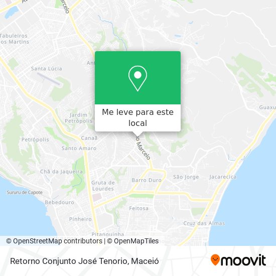 Retorno Conjunto José Tenorio mapa