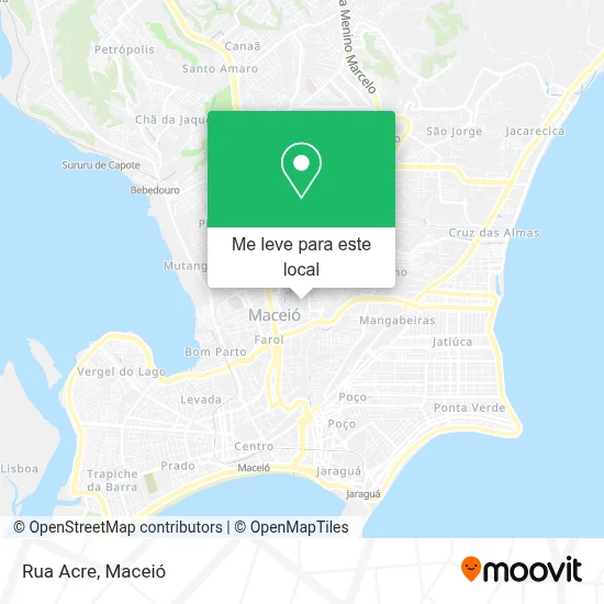 Rua Acre mapa