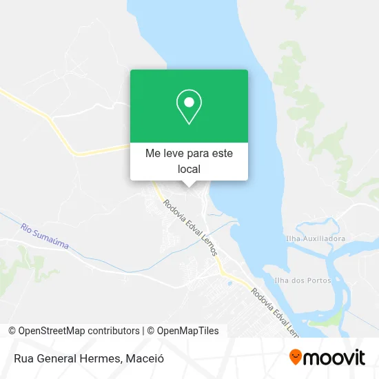 Rua General Hermes mapa