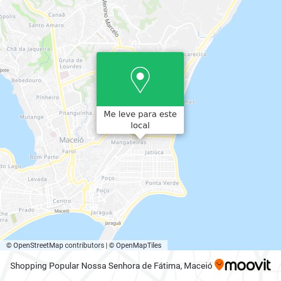 Shopping Popular Nossa Senhora de Fátima mapa