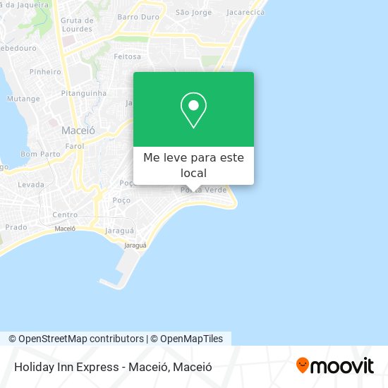 Holiday Inn Express - Maceió mapa