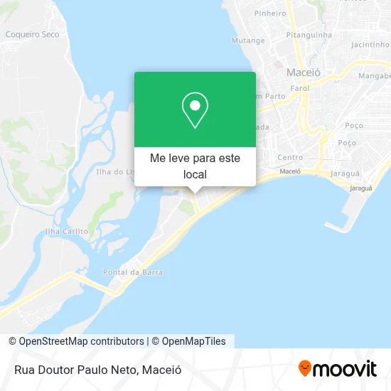 Rua Doutor Paulo Neto mapa