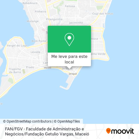 FAN / FGV - Faculdade de Administração e Negócios / Fundação Getulio Vargas mapa