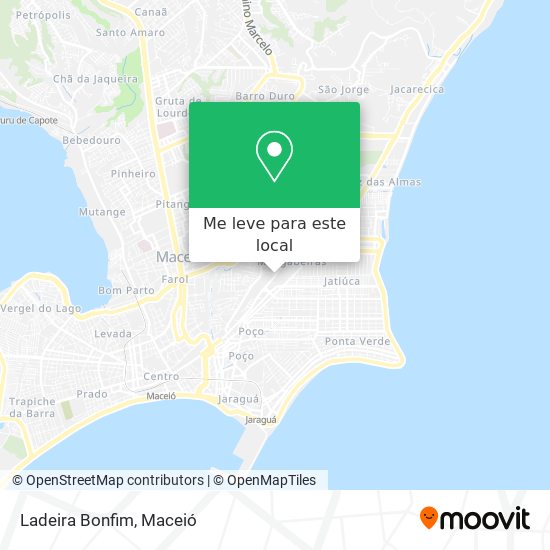 Ladeira Bonfim mapa