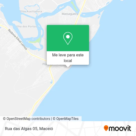 Rua das Algas 05 mapa