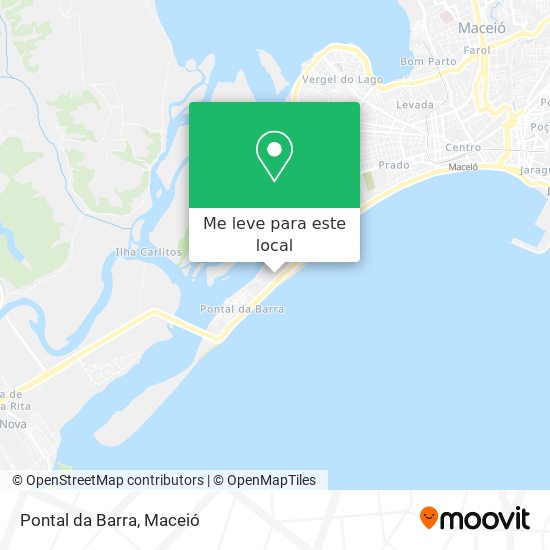 Pontal da Barra mapa