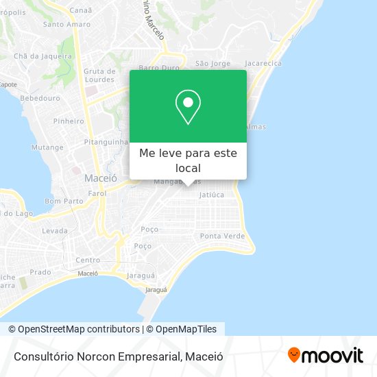 Consultório Norcon Empresarial mapa