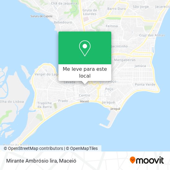Mirante Ambrósio lira mapa