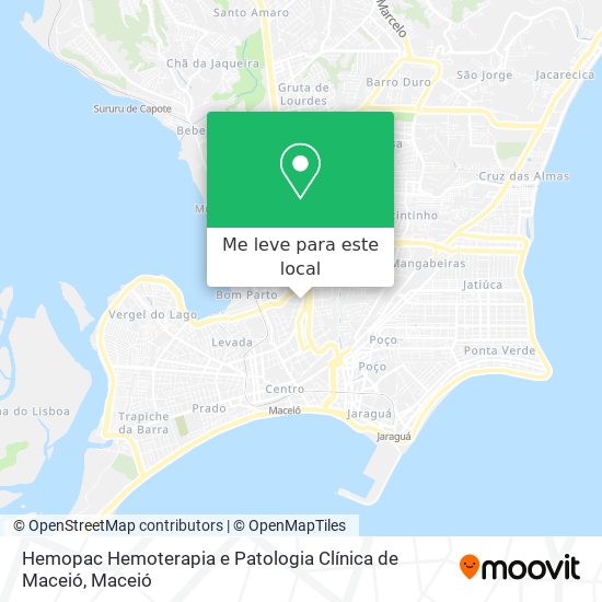 Hemopac Hemoterapia e Patologia Clínica de Maceió mapa