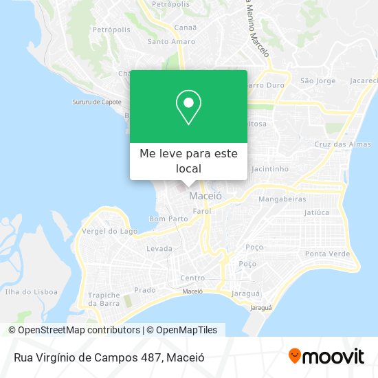 Rua Virgínio de Campos 487 mapa