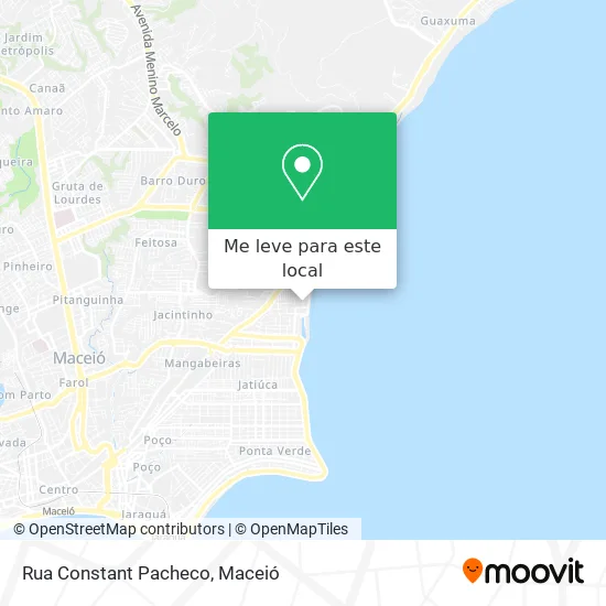 Rua Constant Pacheco mapa