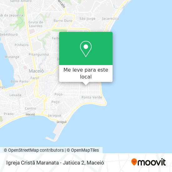 Igreja Cristã Maranata - Jatiúca 2 mapa