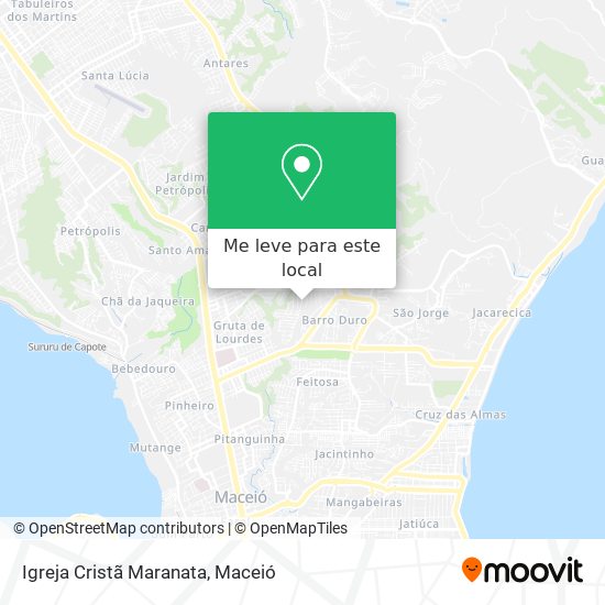 Igreja Cristã Maranata mapa
