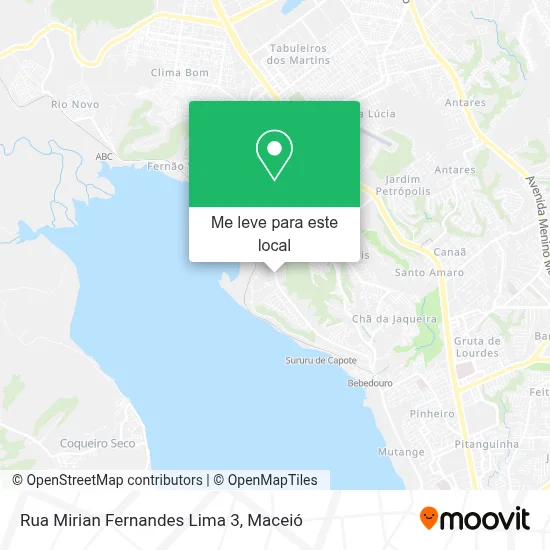 Rua Mirian Fernandes Lima 3 mapa