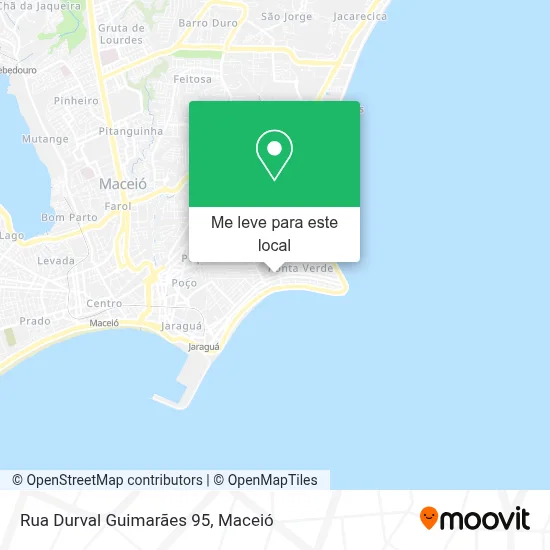 Rua Durval Guimarães 95 mapa