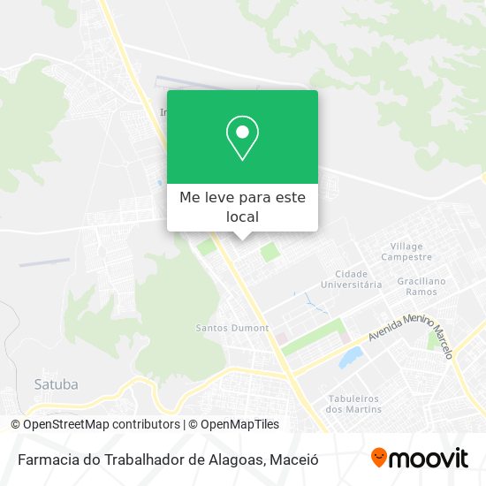 Farmacia do Trabalhador de Alagoas mapa