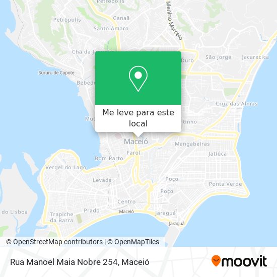 Rua Manoel Maia Nobre 254 mapa