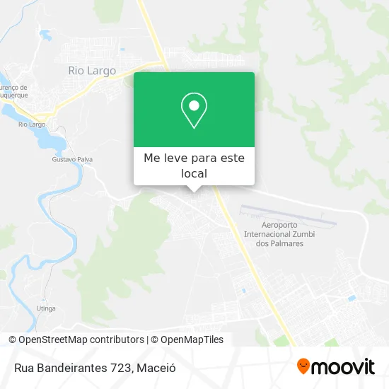 Rua Bandeirantes 723 mapa