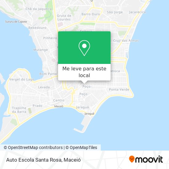 Auto Escola Santa Rosa mapa