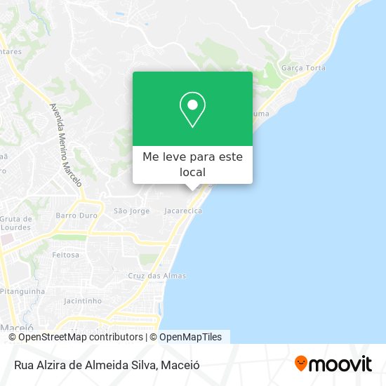 Rua Alzira de Almeida Silva mapa