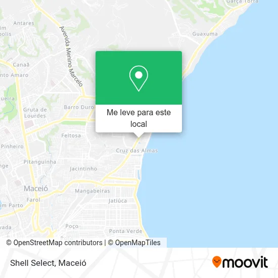 Shell Select mapa