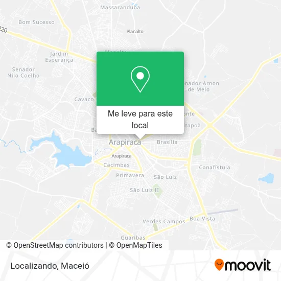 Localizando mapa