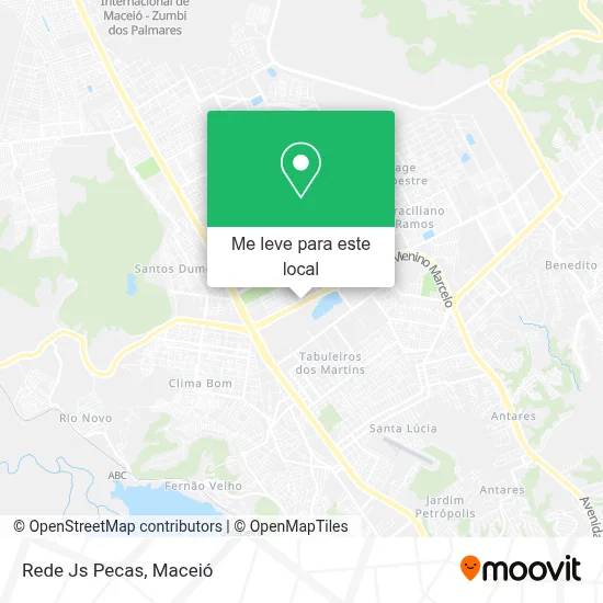 Rede Js Pecas mapa