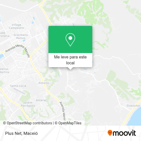 Plus Net mapa