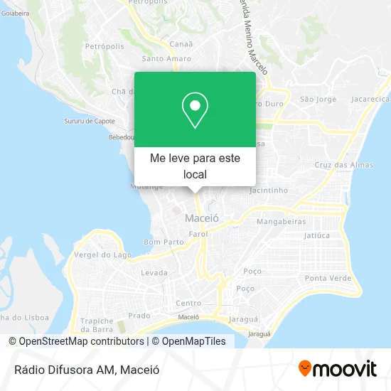 Rádio Difusora AM mapa