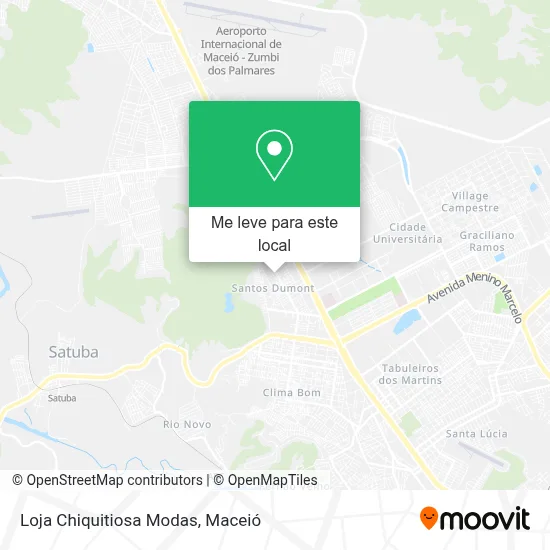 Loja Chiquitiosa Modas mapa